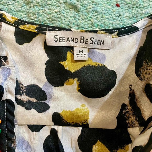 See and Be Seen Leopard Print Dress with Floral Accents - Picture 8 of 9